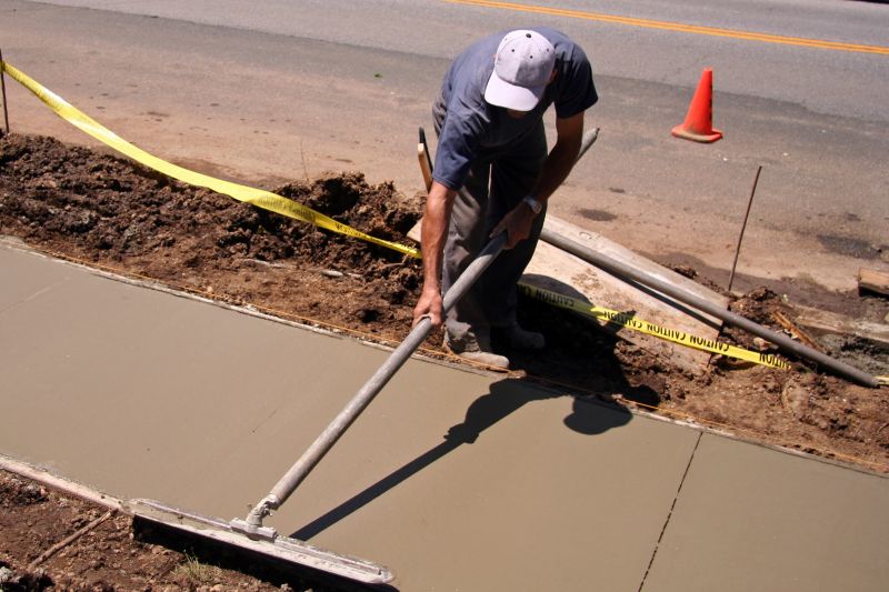 Sidewalk Concrete Work